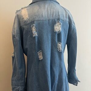 Denim Trench Coat